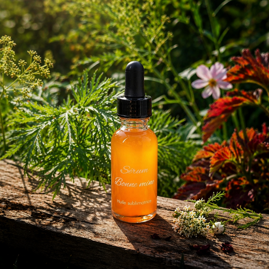 Sérum bonne mine – Carotte, rose & hibiscus